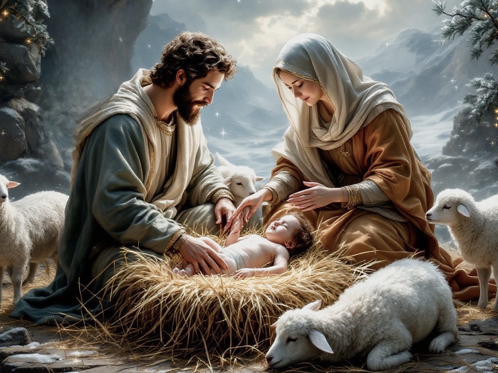 The birth of Jesus Christ